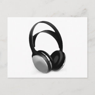 Carte Postale Casque Pop Art