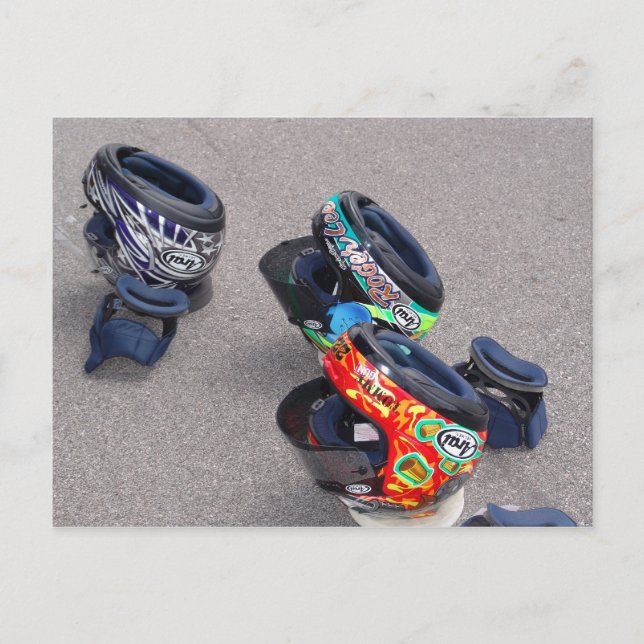 Carte Postale Casques (Devant)