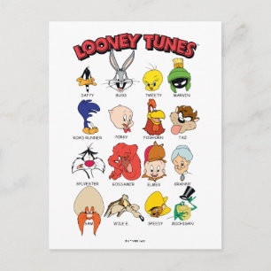 Carte Postale Casques LOONEY TUNES™