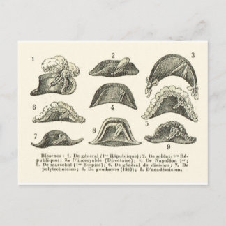 Carte Postale Casquette de Bicorne