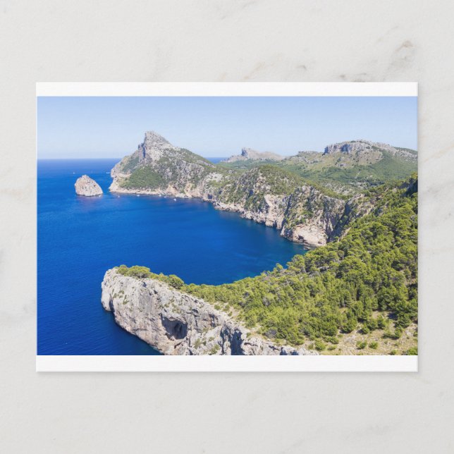 Carte Postale Casquette de Formentor, Majorque, Espagne (Devant)