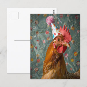 Carte Postale Casquette de la fête du poulet