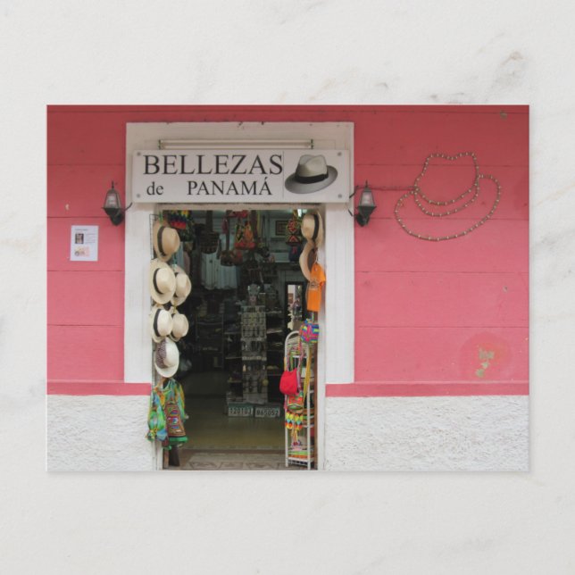 Carte Postale casquette panama (Devant)