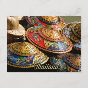 Carte Postale casquettes thaïlandais