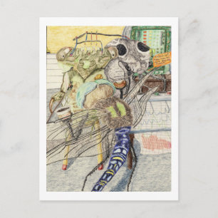 Carte Postale Cassandra Le Canada A Un Test De Détecteur De Mens