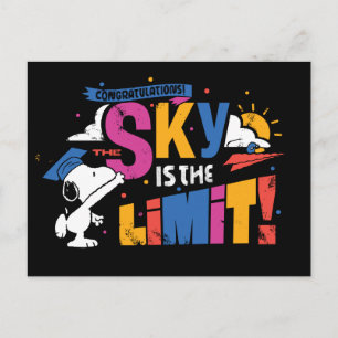 Carte Postale Casse-Noisette Snoopy Sky Is The Limit Graduation