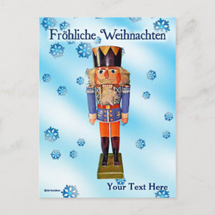 Carte Postale Casse-noix allemand - Fröhliche Weihnachten