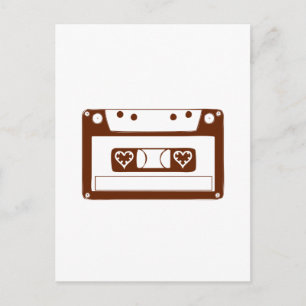 Carte Postale Cassette Love