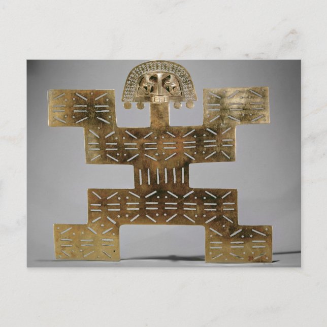 Carte Postale Cast Tumbaga pectoral, de Huaca del Dragon (Devant)