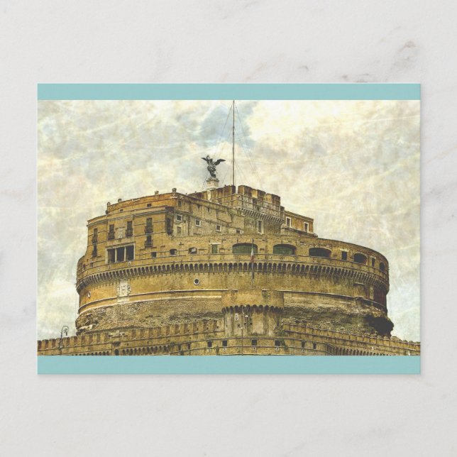 Carte Postale castel sant'angelo (Devant)
