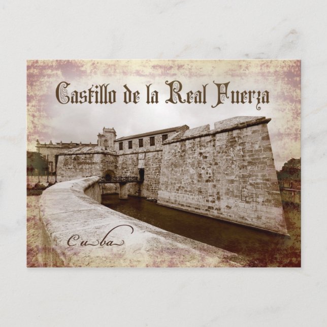 Carte Postale Castillo de la Real Fuerza, La Havane, Cuba (Devant)
