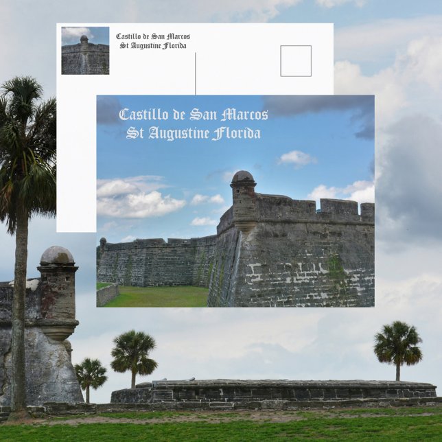 Carte Postale Castillo de San Marco St Augustine FL Photographie (Créateur téléchargé)
