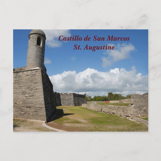 Carte Postale Castillo de San Marcos (Devant)