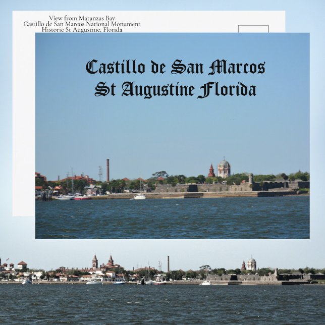 Carte Postale Castillo de San Marcos Historic St Augustine FL (Créateur téléchargé)