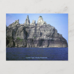 Carte Postale Castle Cape sur la péninsule de l'Alaska