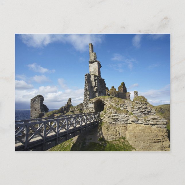Carte Postale Castle Sinclair Girnigoe, Wick, Caithness, (Devant)