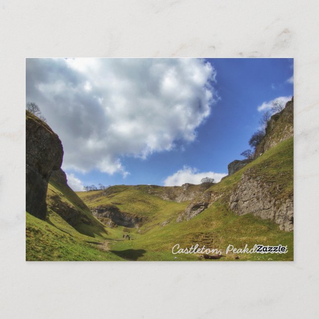 Carte Postale Castleton (Dos)