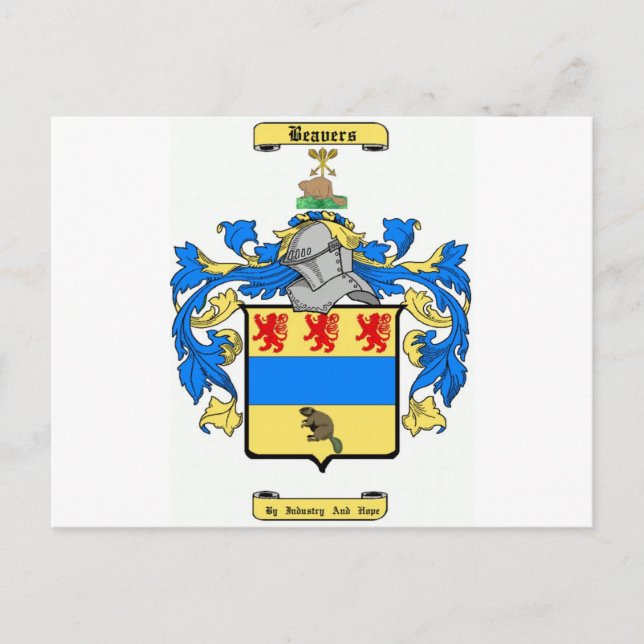 Carte Postale castors (Devant)