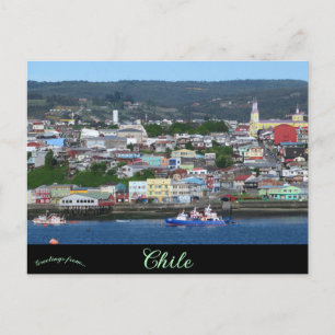 Carte Postale Castro Chili