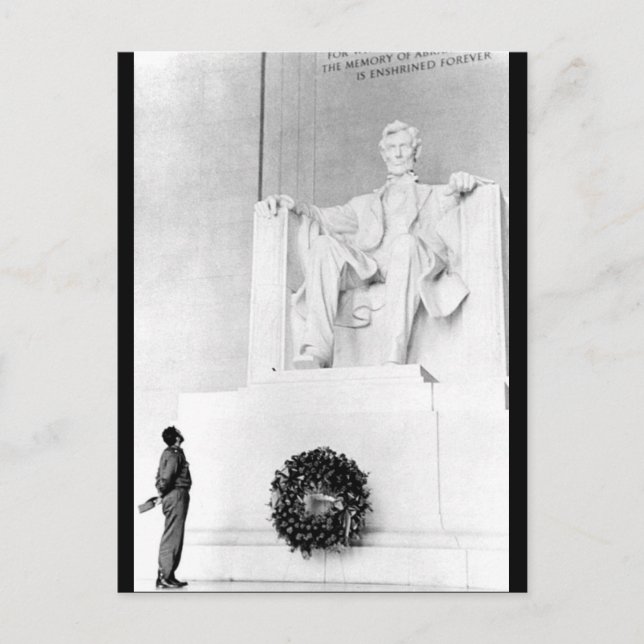 Carte Postale Castro regarde Lincoln (Devant)