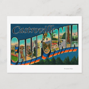 Carte Postale Castroville, Californie - Scènes à grandes lettres