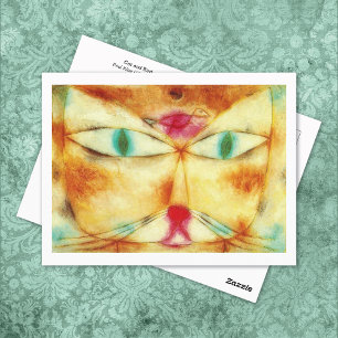 Carte Postale Cat Bird Paul Klee