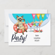 Cat Pool Party pour Amoureux de les chats