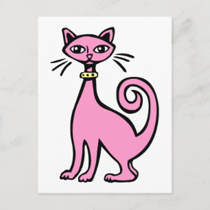 Carte Postale Cat rétro