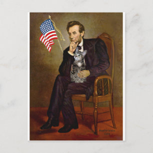 Carte Postale CAT (Tabby2) - Lincoln