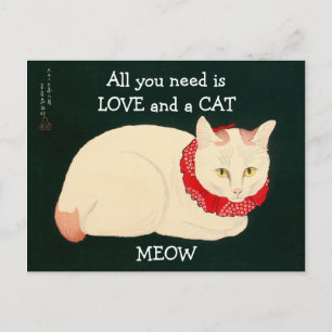 Carte Postale Cat Tama
