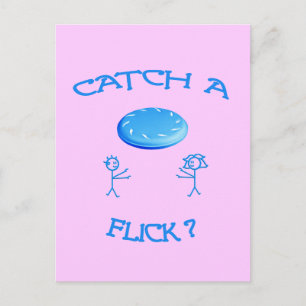 Carte Postale Catch A Flick Frisbee