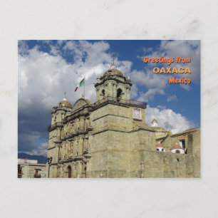 Carte Postale Cathédrale à Oaxaca, Mexique