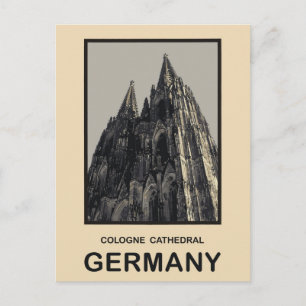Carte Postale Cathédrale allemande de Cologne