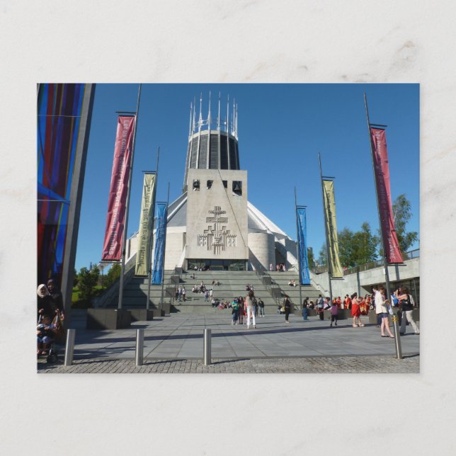 Carte Postale Cathédrale Catholique - Liverpool (Devant)
