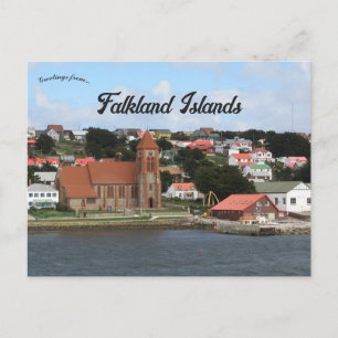 Carte Postale Cathédrale Christ Church Stanley Falkland Islands