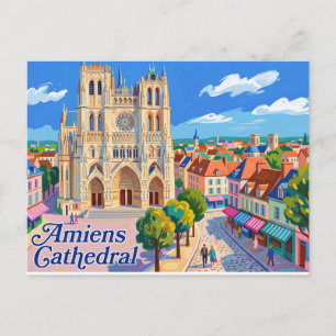 Carte Postale Cathédrale d'Amiens France