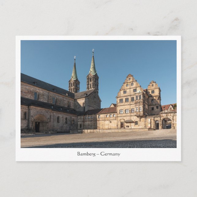 Carte Postale Cathédrale de Bamberg, Allemagne (Devant)