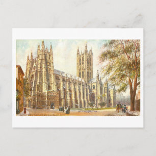 Carte Postale Cathédrale de Canterbury vintage