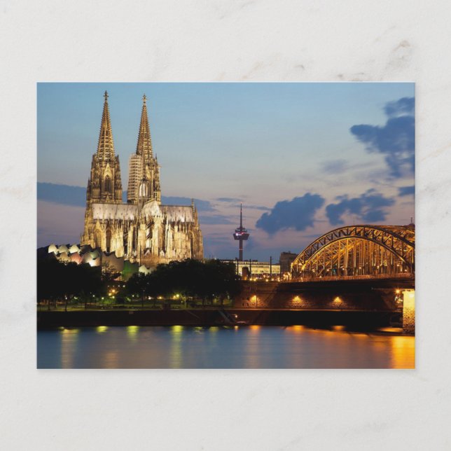Carte postale Cathédrale de Cologne, Allemagne (Devant)