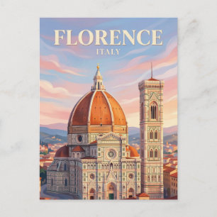Carte Postale Cathédrale de Florence Italie