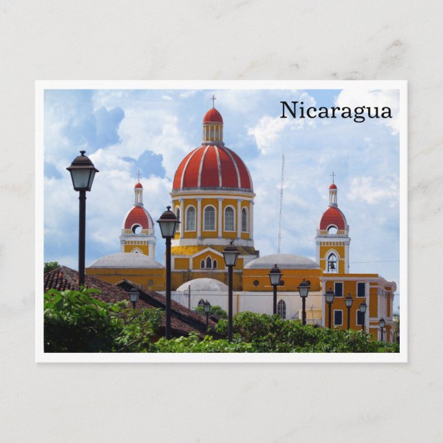 Carte Postale cathédrale de grenade nicaragua (Devant)