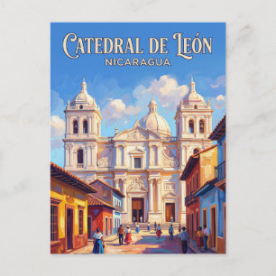 Carte Postale Cathédrale de León Nicaragua