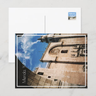 Carte Postale Cathédrale de Mérida, Yucatan, Mexique