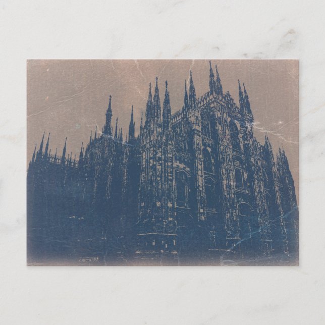 Carte Postale Cathédrale de Milan (Devant)