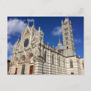 Carte Postale Cathédrale de Père Noël Maria Assunta, Sienne, Ita