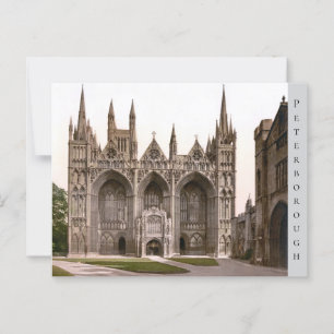 Carte Postale Cathédrale de Peterborough, Angleterre (vers 1900)