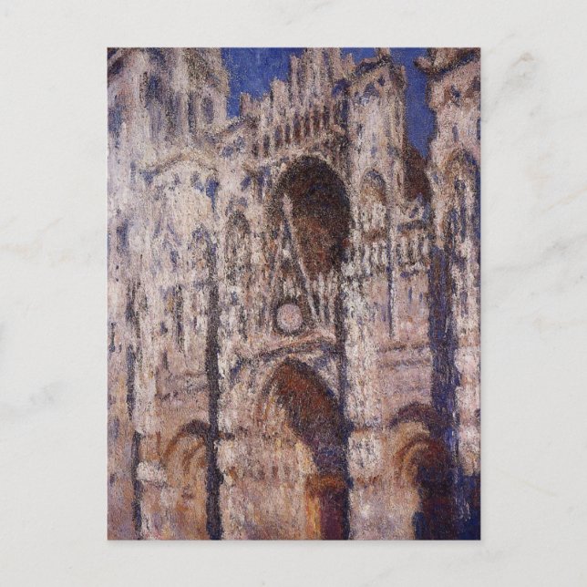 Carte Postale Cathédrale de Rouen 01 par Claude Monet (Devant)