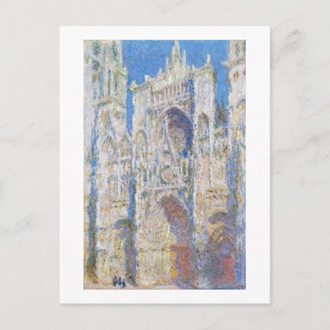 Carte Postale Cathédrale de Rouen (lumière du soleil), Monet (Devant)