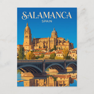 Carte Postale Cathédrale de Salamanque Espagne