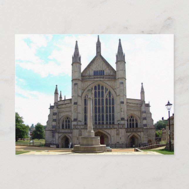 Carte postale Cathédrale de Winchester, Royaume-Un (Devant)
